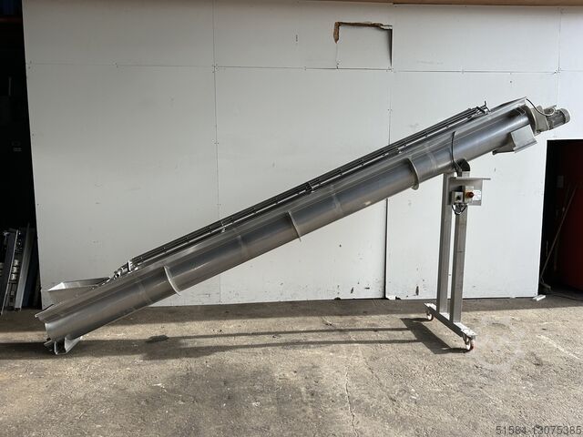 Элеваторный винтовой конвейер DTS Elevator screw conveyor