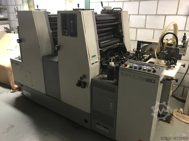 2-х компонентная офсетная печатная машина с парами спирта Hashimoto (Japan) Impulse F-522