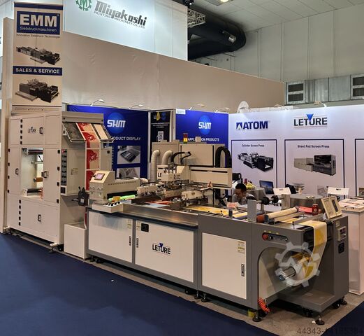 Трафаретная печать машина рулон в рулон EMM Siebdruckmaschinen LC 570 Leture