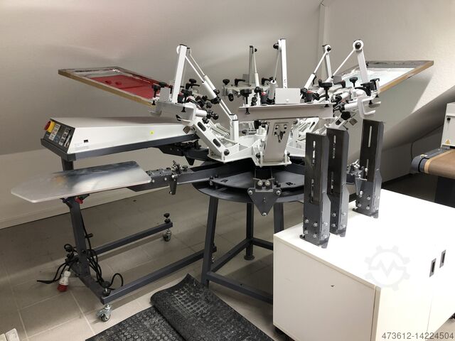 ТРАФАРЕТНАЯ ПЕЧАТНАЯ МАШИНА Schulze KNN 6/6 + Flash 4050 Plus