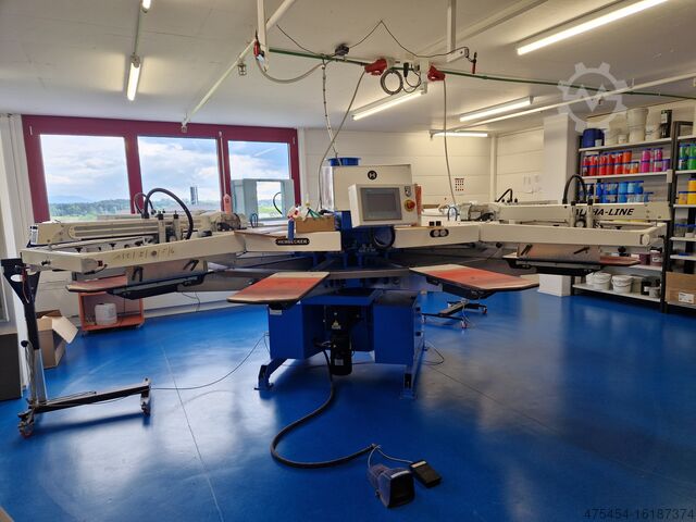 ТРАФАРЕТНАЯ ПЕЧАТНАЯ МАШИНА Hebbecker Alpha- Line- S AS-0612