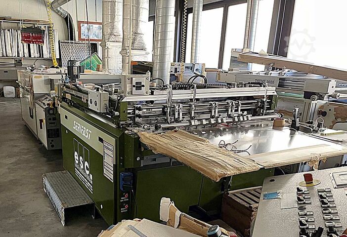 ТРАФАРЕТНАЯ ПЕЧАТНАЯ МАШИНА Europa-Siebdruckmaschinen-Centrum Serifast 80-120