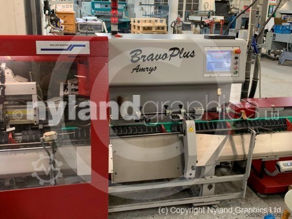 Швейно-седельные машины Muller Martini  Muller Martini Bravo Plus Amrys saddle stitcher- 2003