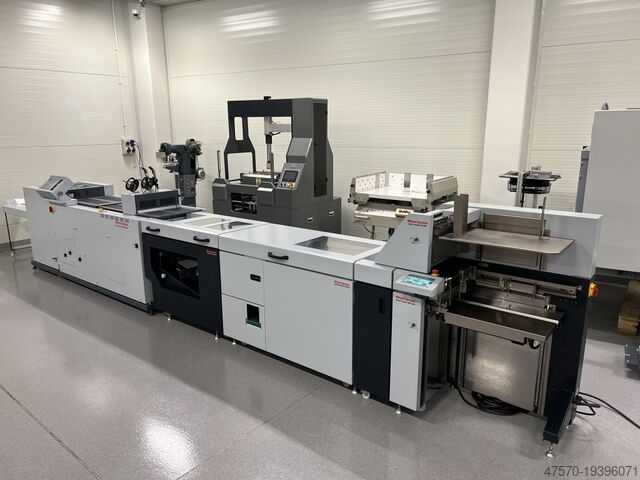 SPF-200L + FC-200L Horizon Digital Printing Booklet Line HOF-400, CF-400, CR-400, AC-400, SPF-200