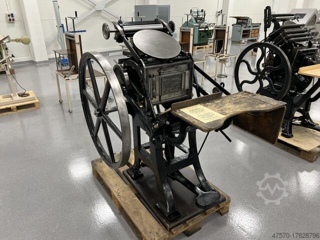 буквопечатная машина Emil Kahle Letterpress Machine Platen