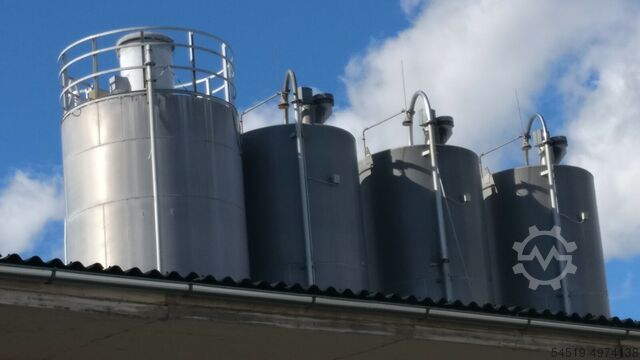 3 x 53 м³ Алюминиевые силосы ø 2,400 мм Zeppelin 