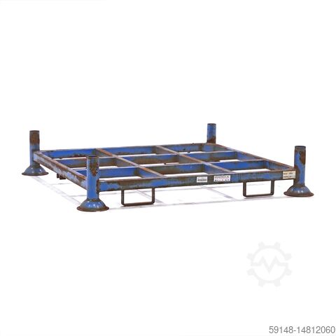 Бывшие в употреблении поддоны для штанги мобильная рама подходит для штанги 60.3, L: 1550, W: 1450,  Kruizinga 98-0244GB