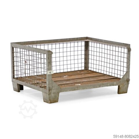 Использованный решетчатый ящик Прочная конструкция Прочная конструкция штабелируемая 1 открытая длин Kruizinga 98-5996GB