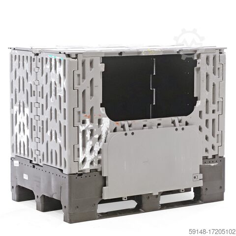 Ящики для поддонов б/у, штабелируемые/складные, Д: 1190, Ш: 790, В: 1020 (мм).  675л, л: Kruizinga 98-6606GB