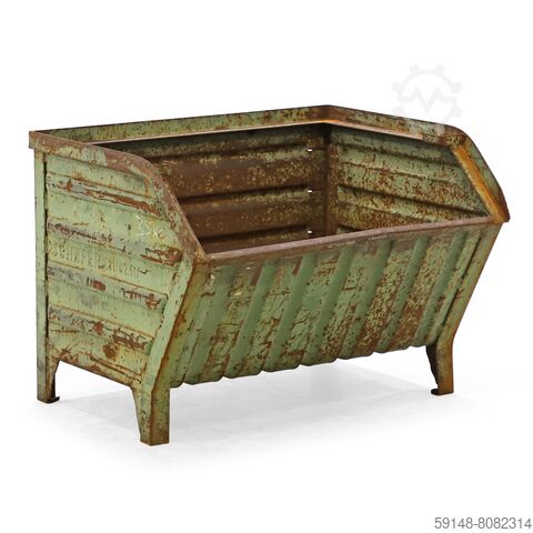 Ящики для штабелирования, стальные, цельнолитые, контейнер для штабелирования, наклонная ручка, отве Kruizinga 98-5173GB