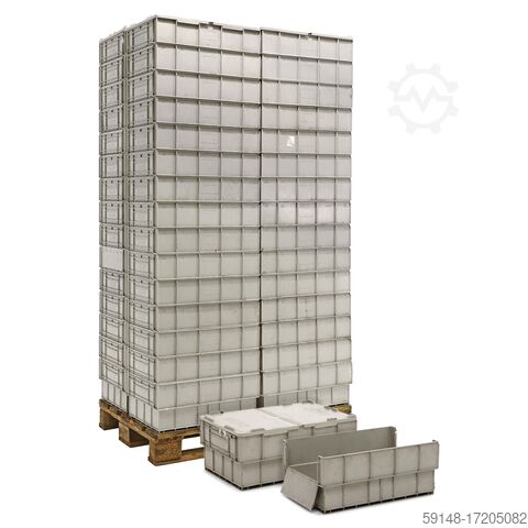 Евроконтейнеры б/у с двухсекционной крышкой, Д: 585, Ш: 385, В: 250 (мм). 50л, Д: 585, Kruizinga 98-1990GB-PAL