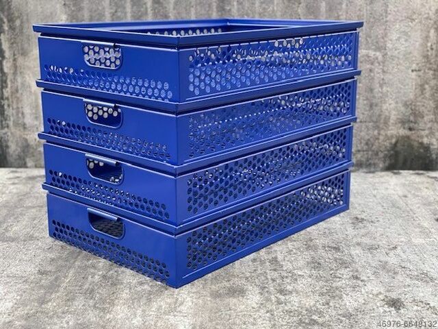 Ящики для штабелирования Ящики для хранения Металлический ящик SSI Schäfer Traka 14-6 / 5 Stück / Abm.: 600 x 400 x 120 mm (LxBxH)