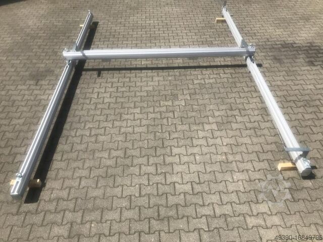 Подвесная крановая трасса, легкая крановая система из алюминия; двухрельсовая подвесная трасса с одн Ähnlich GIS GISKB ALU - kein DEMAG ähnlich KBK