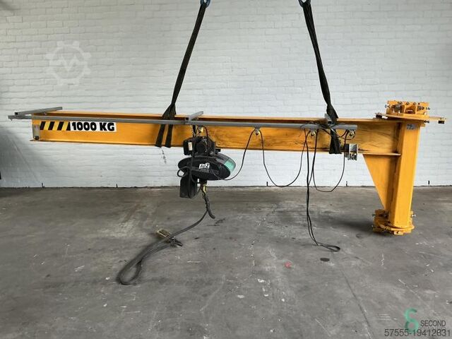 Настенный поворотный кран Verlinde 1000 кг 2016 Verlinde 1000kg 1000kg