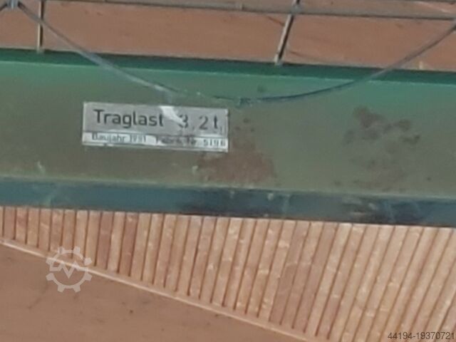 Кран мостовой для помещения, грузоподъемность 3200 кг, ширина колеи 22 м Stahl Hallenbrückenkran