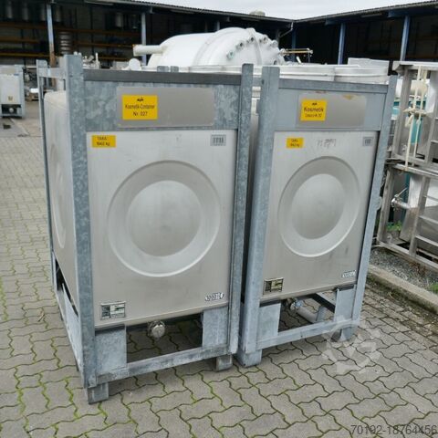 Контейнер объемом 1000 литров из V2A  