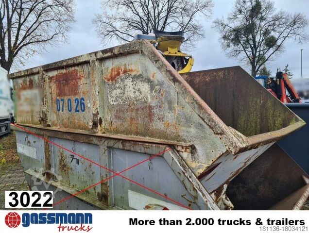 Контейнер с крюковым захватом  Absetzcontainer ca. 7m³ offen