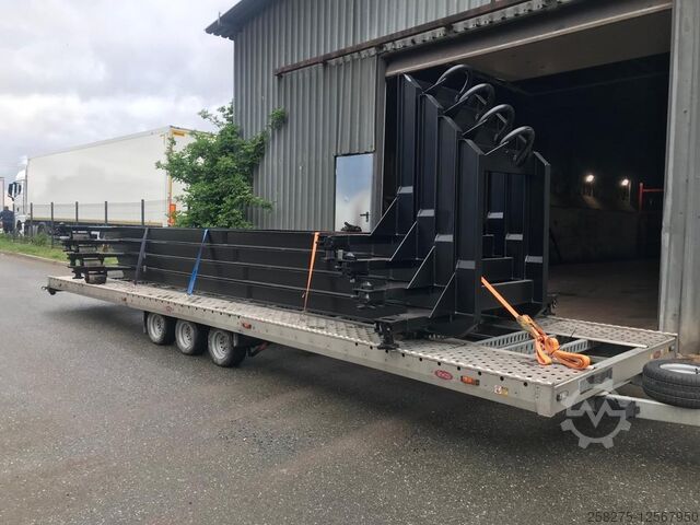 Съемный роликовый контейнер Starkfracht Abrollrahmen nach DIN 30722-1 mit Twist-Lock Verschlüssen für 20 Fuß Container