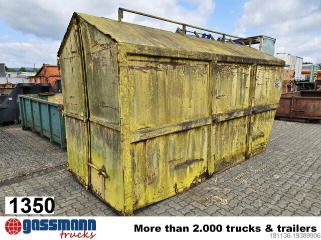 Контейнер с крюковым захватом  Absetzcontainer ca. 15m³ geschlossen mit Deckel