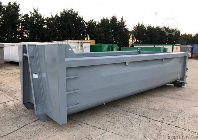 Контейнер с крюковым захватом  CONTAINER 14M3 PER INERTI APERTO CON PORTA POST