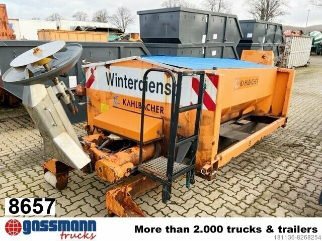 Контейнер с крюковым захватом  STA 4000 LTC, Salzstreuer ca.4m³, Abrollaufnahme!