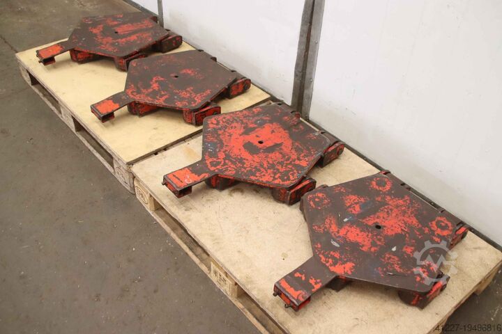 Транспортный ролик для станков, транспортная тележка, 4 штуки unbekannt 655/560/H95 mm