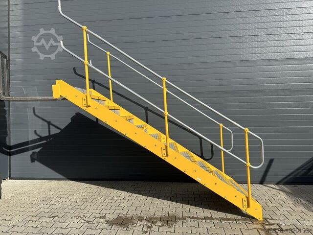 Ступенчатая лестница на стальном подшипнике Lagertreppe Stahltreppe Geschosshöhe: ca. 1.9450 mm