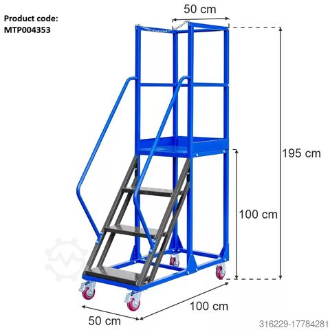 Проходимая лестница для хранения Mega-M 