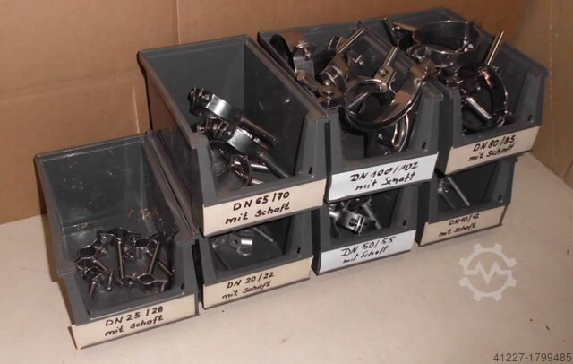 Винтовые зажимы с валом Edelstahl Verschiedene Ø