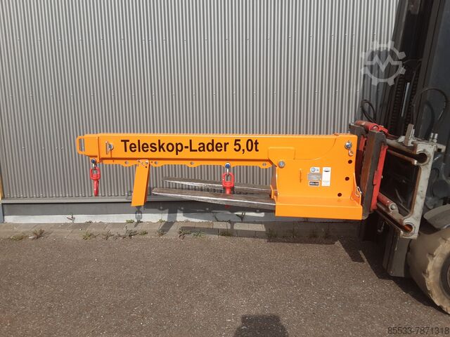 Стрела крана Stapler Center Fritz GmbH Teleskopkran 5000 Kg bei LSP 600 mm