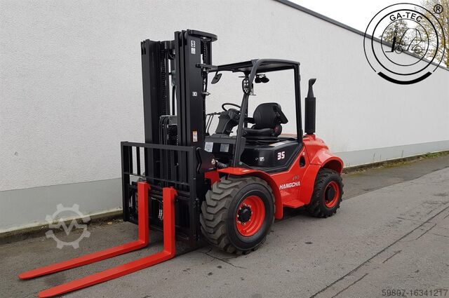 Вездеходный вилочный погрузчик Hangcha CPCD35 Allrad
