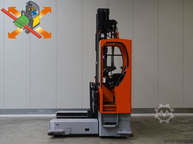 Четырехсторонний боковой загрузчик Hubtex MQ40 - TRIPLEX