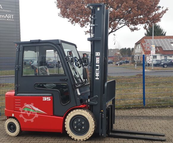 Электрический 4-х колесный вилочный погрузчик Heli CPD35-GD2