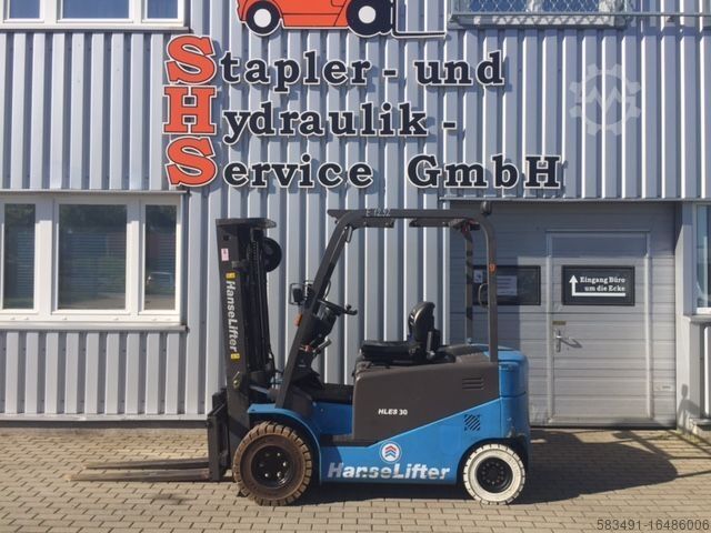 Электрический 4-х колесный вилочный погрузчик Hanselifter HLES3045TH