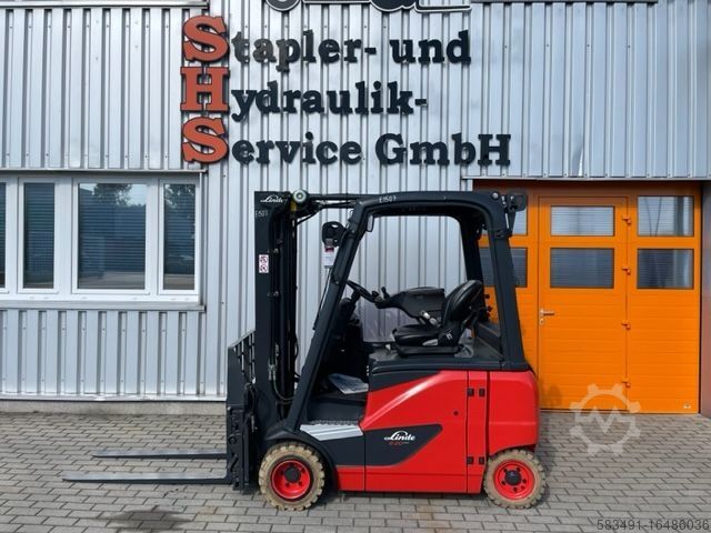 Электрический 4-х колесный вилочный погрузчик Linde E 20 PH - 02