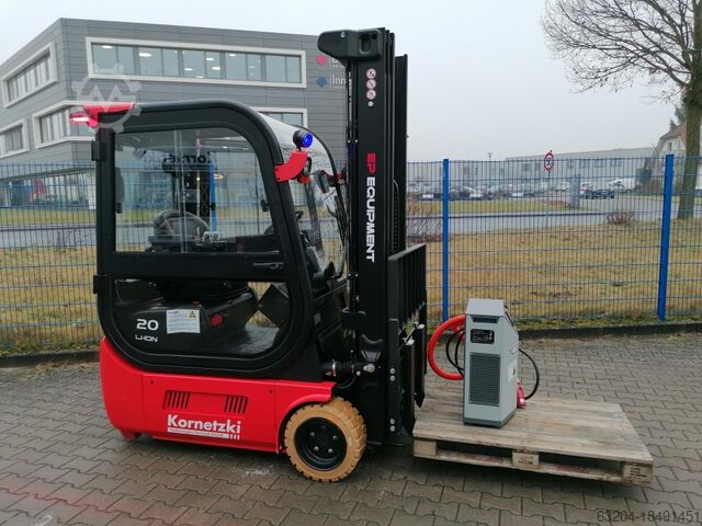 Электрический 3-колесный вилочный погрузчик EP TDL201