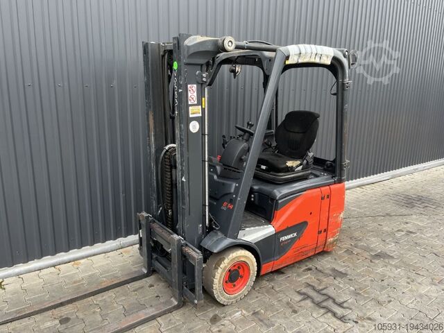 Электрический 3-колесный вилочный погрузчик Linde E14-02