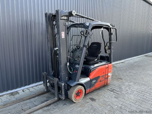 Электрический 3-колесный вилочный погрузчик Linde E16-02