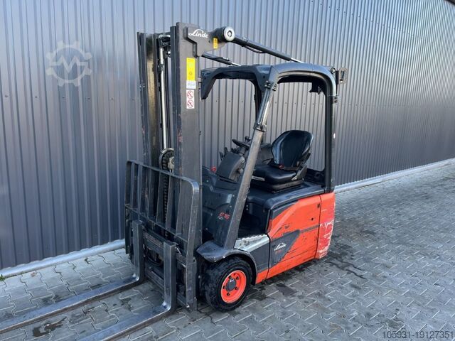Электрический 3-колесный вилочный погрузчик Linde E16C-02