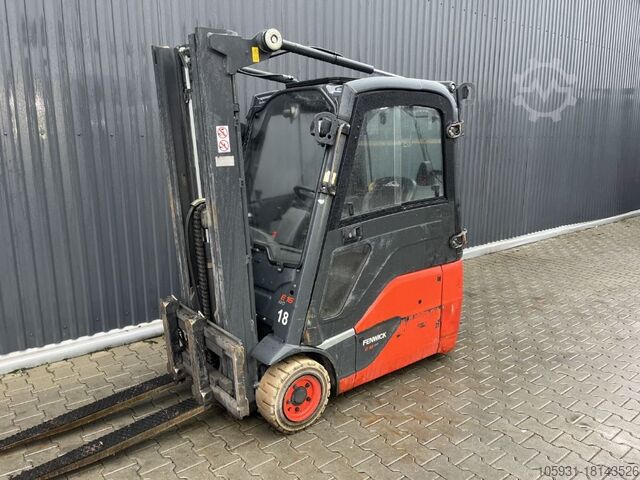 Электрический 3-колесный вилочный погрузчик Linde E16-02