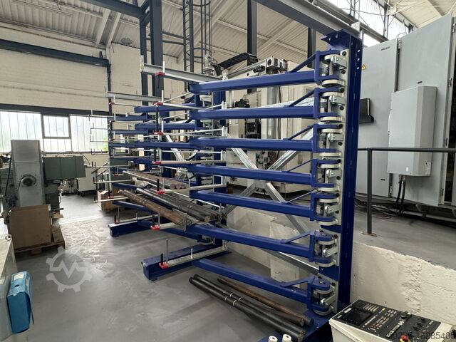 Сверхпрочные стеллажи для круглых и квадратных изделий Storemaster SwingOut