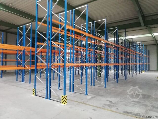 40 погонных метров паллетных стеллажей Nedcon 40 lfm Palettenregal Nedcon H 5,5 m T 110 cm Auflast /Fach 3050 kg