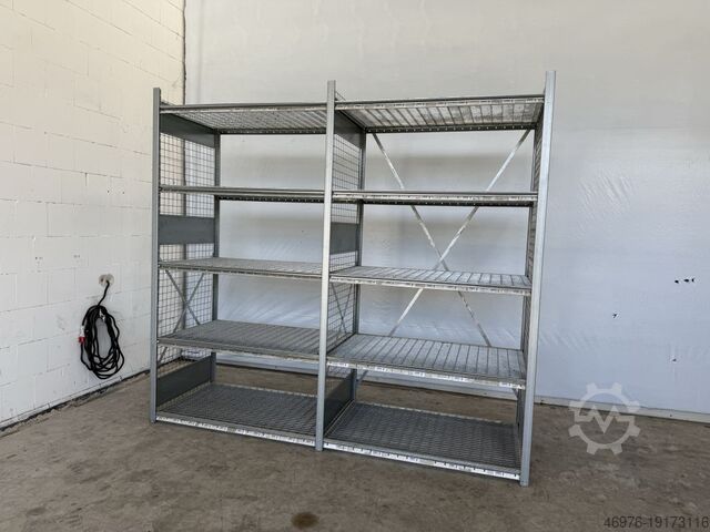 Стеллаж без болтов, стеллаж, журнальная стойка Dexion HI280 / Gitterrostboden / Regallänge: 2,71 lfm.