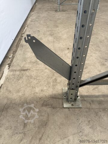 Высотный склад стеллаж для поддонов, консоль Halter f. Rückwandgitter Diagonallänge: ca. 405 mm