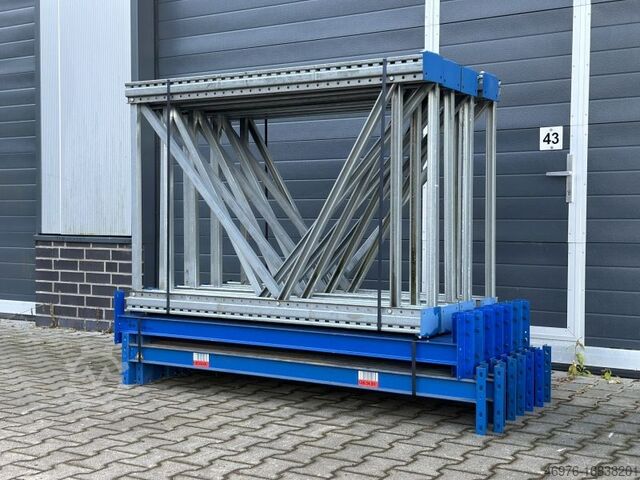 Многоярусный склад Паллетная стеллажная система Стеллажи SSI Schäfer PR600 / 13,40 lfm. / St.: 1.600x1.050mm / Tr.:1.800 mm