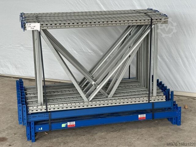 Многоярусный склад Паллетная стеллажная система Стеллажи SSI Schäfer PR600 / 15,21 lfm. / St.:1.700 x 1.050mm / Tr.: 1.800 mm