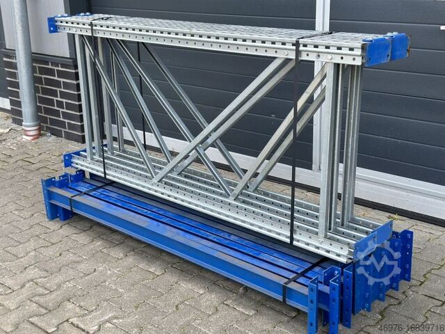 Многоярусный склад Паллетная стеллажная система Стеллажи SSI Schäfer PR600 / 5,70 lfm. / St.: 1.900 x 850mm / Tr.: 1.800 mm