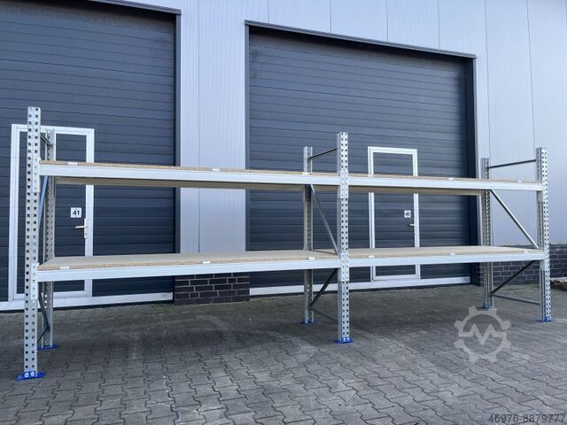 Паллетные стеллажи Высокие стеллажи Складские стеллажи SSI Schäfer PR600/ 7,50 lfm./ Ständer: 2.350 x 800 mm/ Traversen: 2.400 mm