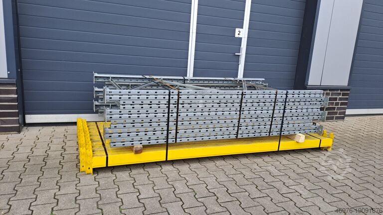 система стеллажей для поддонов на многоярусном складе Redirack / Regallänge: 14,05 lfm. / St.:2.300x1.100mm / Tr.: 2.710 mm