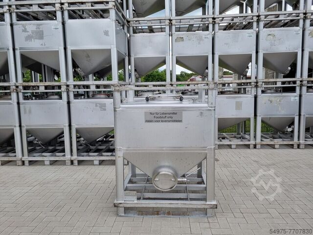 Транспортный контейнер из нержавеющей стали 750 л / IBC  10722